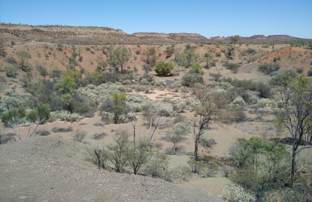 Henbury Meteorites Crater